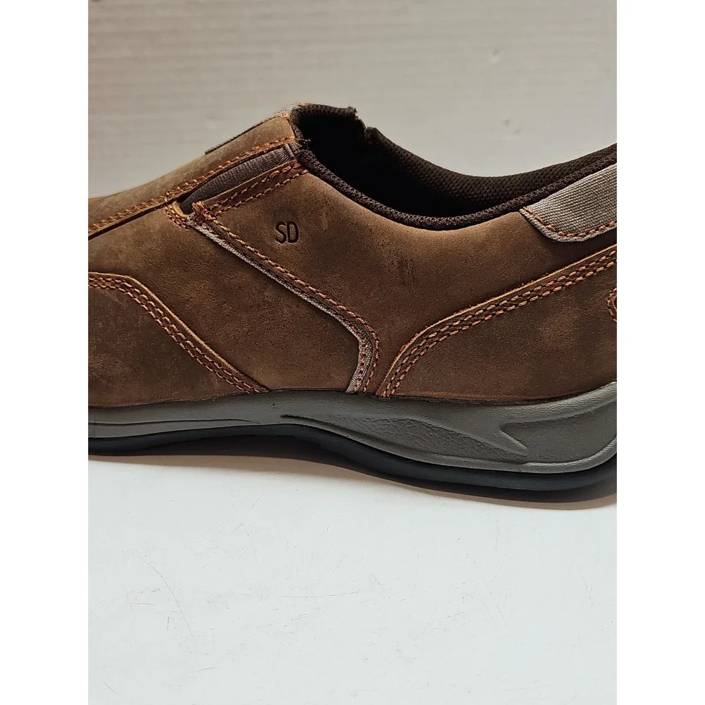 Red Wing Shoes 6705 Mens 10 E2 Brown Leather Safety Toe Slip On Work Shoes SD SR
